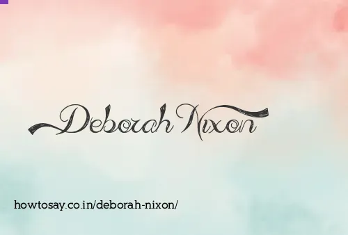 Deborah Nixon