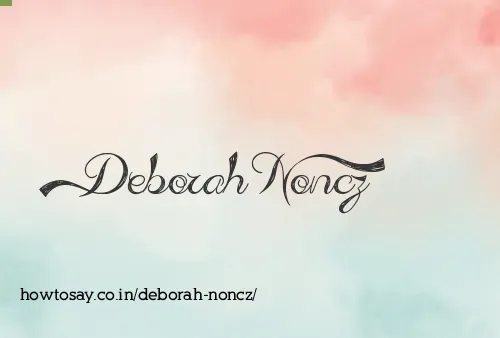 Deborah Noncz