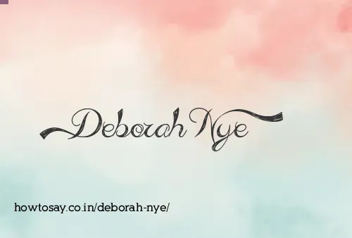 Deborah Nye
