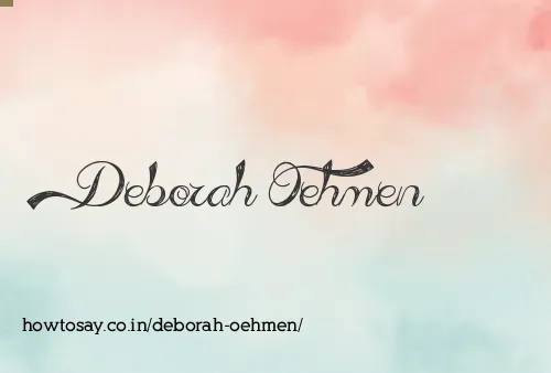 Deborah Oehmen