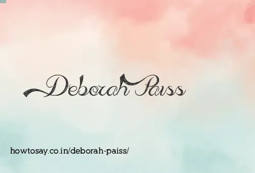 Deborah Paiss