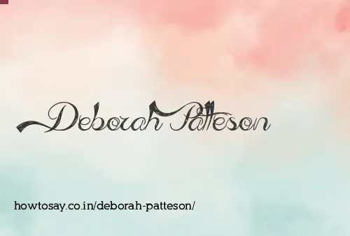 Deborah Patteson
