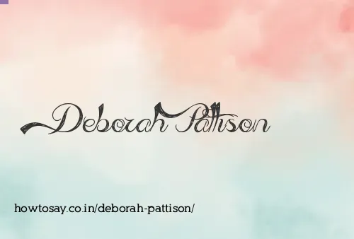 Deborah Pattison