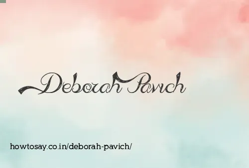 Deborah Pavich