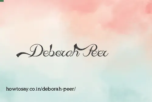 Deborah Peer