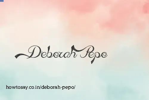Deborah Pepo