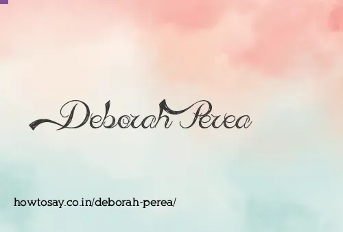 Deborah Perea