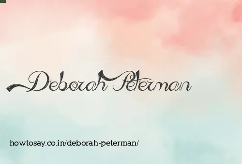Deborah Peterman