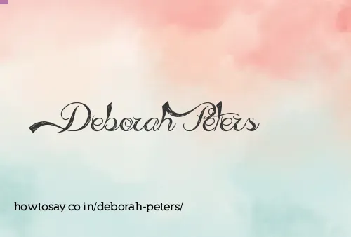 Deborah Peters