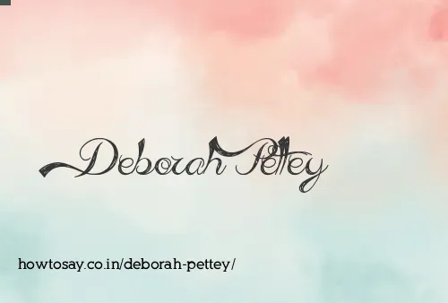 Deborah Pettey