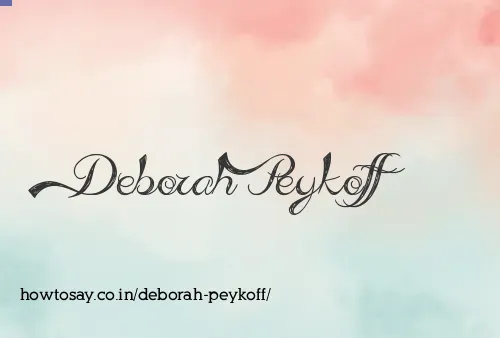 Deborah Peykoff