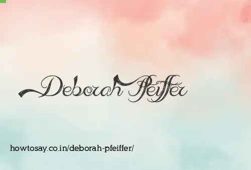 Deborah Pfeiffer