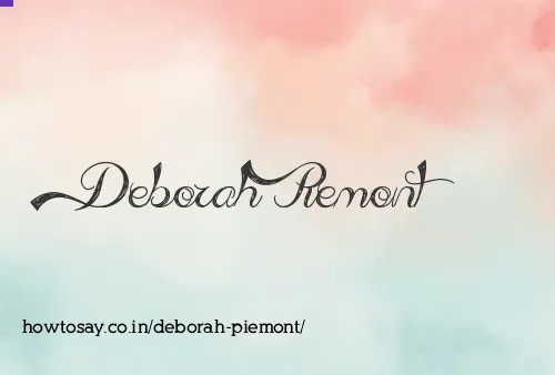 Deborah Piemont