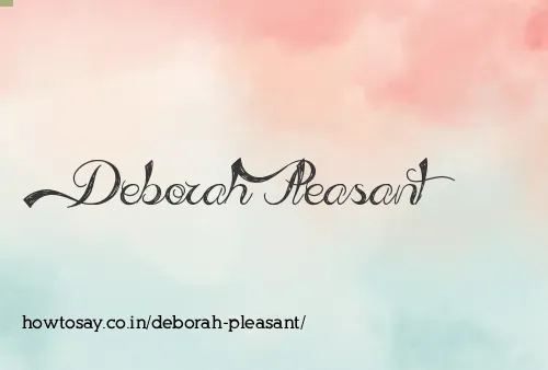 Deborah Pleasant
