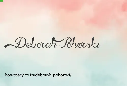 Deborah Pohorski