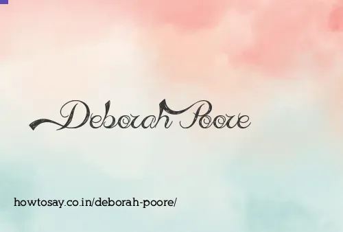 Deborah Poore