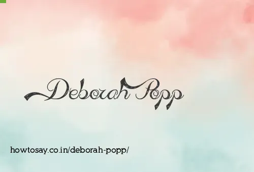 Deborah Popp