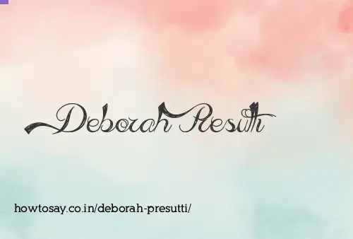 Deborah Presutti