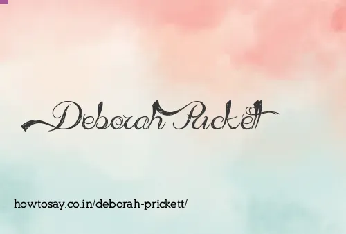 Deborah Prickett