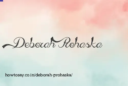 Deborah Prohaska