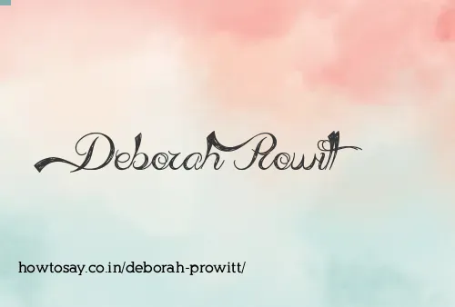 Deborah Prowitt