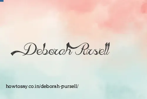 Deborah Pursell
