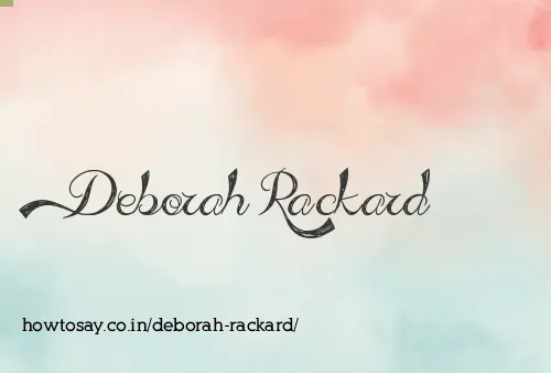 Deborah Rackard
