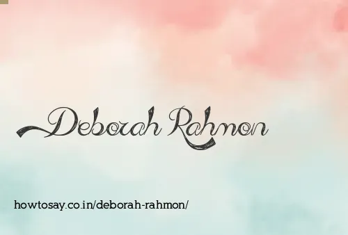 Deborah Rahmon