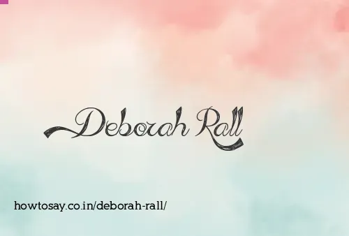 Deborah Rall