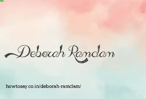 Deborah Ramclam