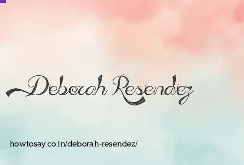 Deborah Resendez