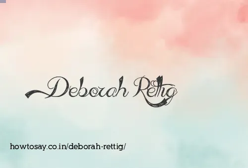 Deborah Rettig