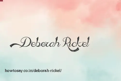 Deborah Rickel