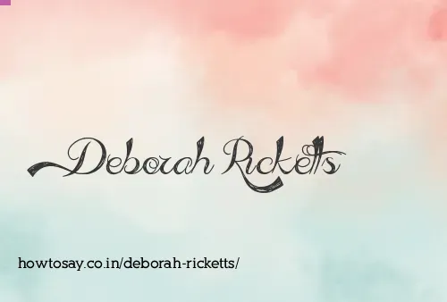 Deborah Ricketts