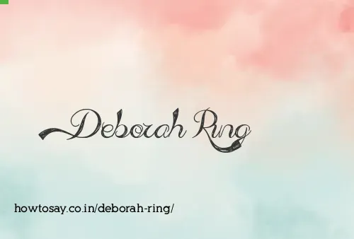 Deborah Ring