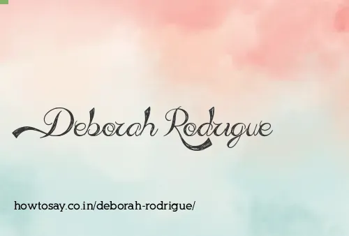 Deborah Rodrigue