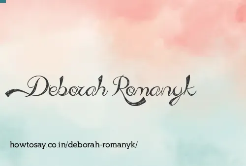 Deborah Romanyk