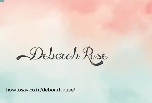 Deborah Ruse