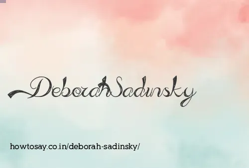 Deborah Sadinsky