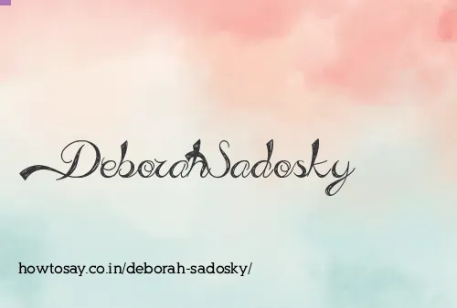 Deborah Sadosky
