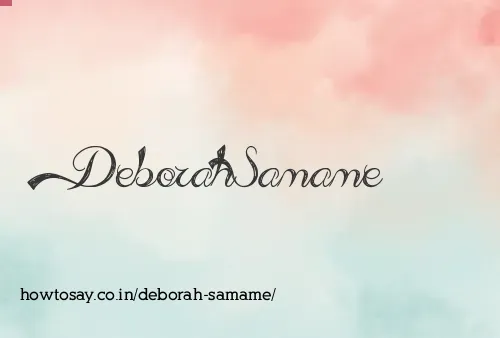 Deborah Samame