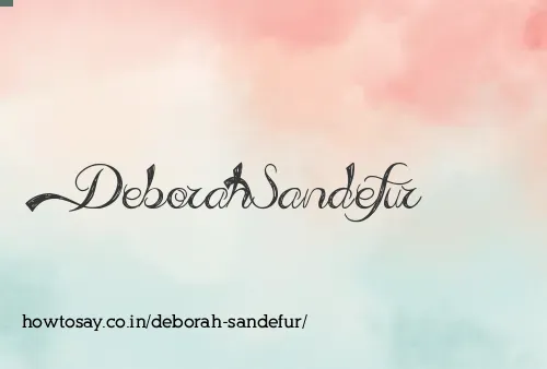 Deborah Sandefur