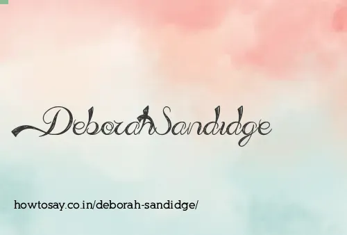Deborah Sandidge
