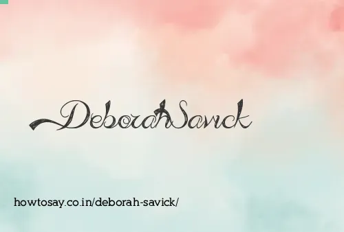 Deborah Savick