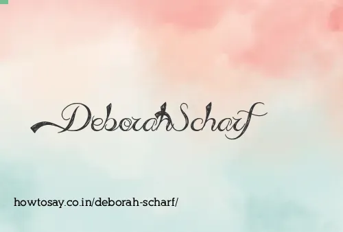 Deborah Scharf