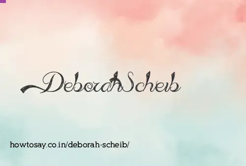 Deborah Scheib
