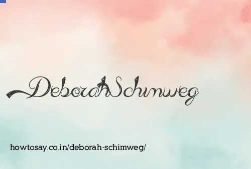 Deborah Schimweg