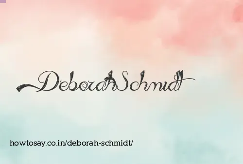 Deborah Schmidt