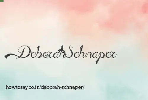 Deborah Schnaper