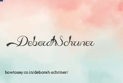 Deborah Schriner